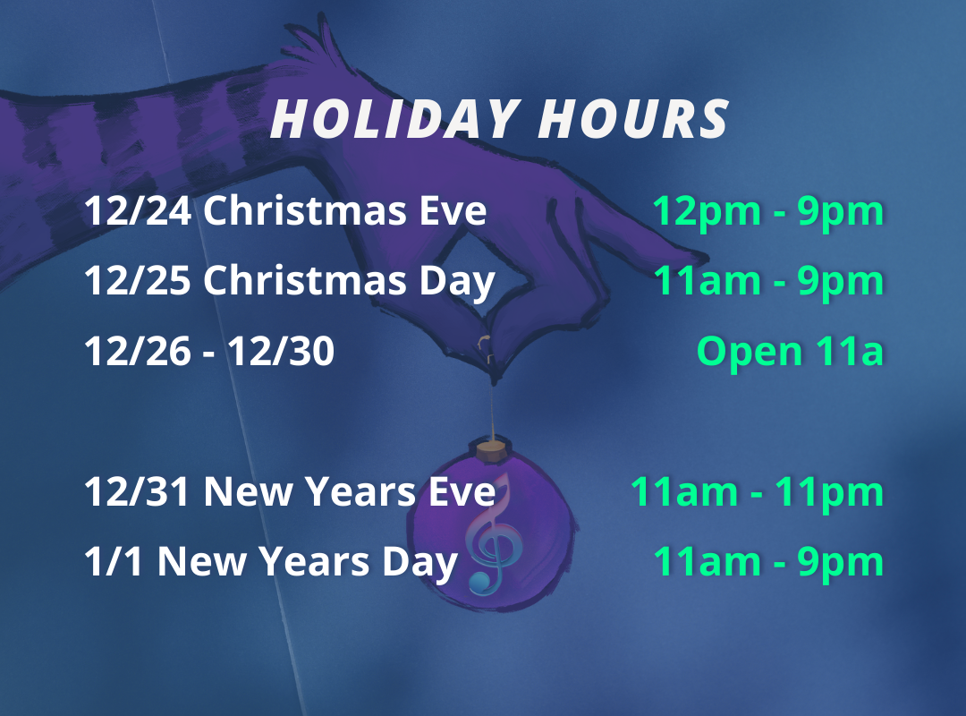 Xmas & New Years Holiday Hours 2024